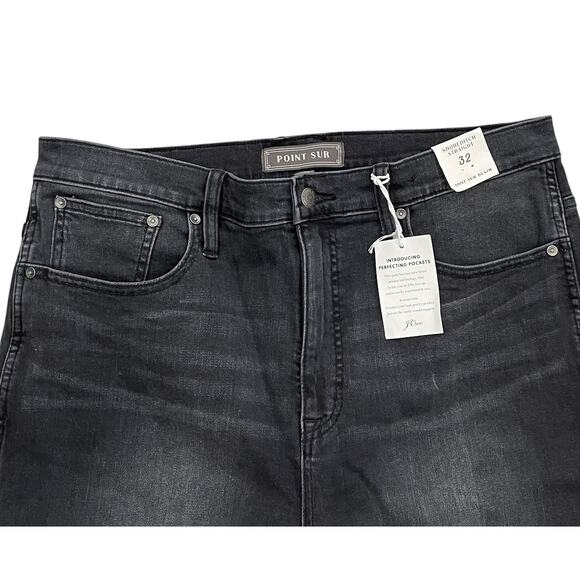 NWT J. Crew Point Sur Shoreditch Straight Leg Jean in Soft Charcoal Wash, 32 - Picture 3 of 12